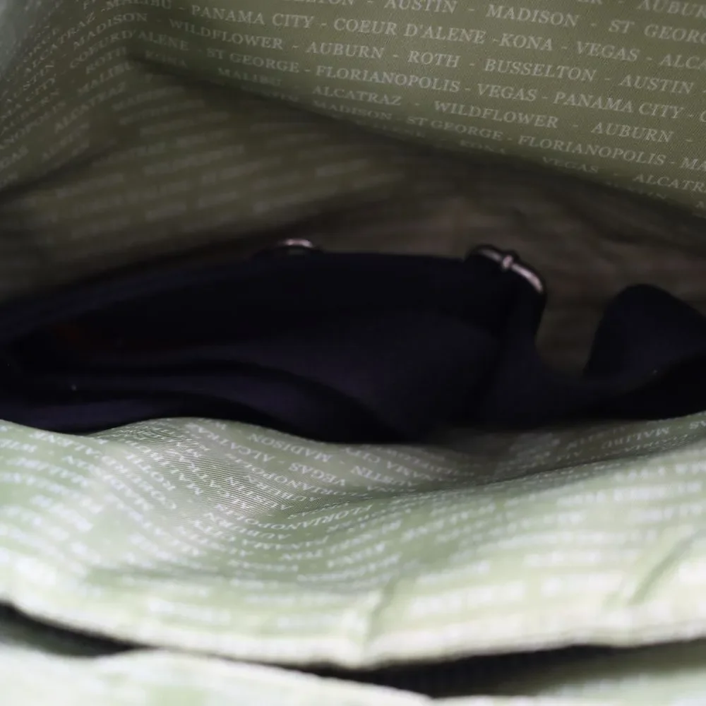 Rule #5 Athletic Messenger Bag Military Green Crossbody Travel Organizer 16x13XL